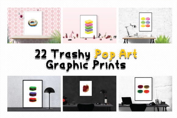 22 Print Ready Trashy Pop Art Graphics: A Practical Look at These Bold Wall Art Prints