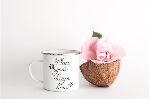 Campfire Sublimation Spring Mug Mockup
