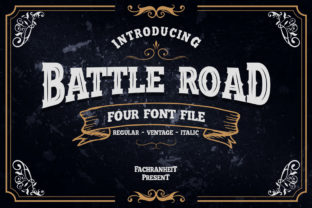 Evaluating Battle Road as a Bold Vintage Display Typeface