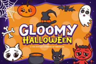 Gloomy Halloween: A Display Typeface Built for the Spooky Season