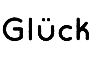 Gluck Bold Rough: A Rounded Display Typeface with a Distinctive Character