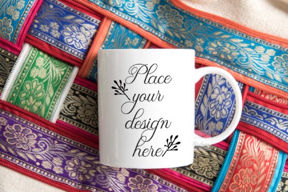 Inidia Oriental Colorful Mockup 11oz Mug: A Strategic Tool for Visual Branding and Content Creation