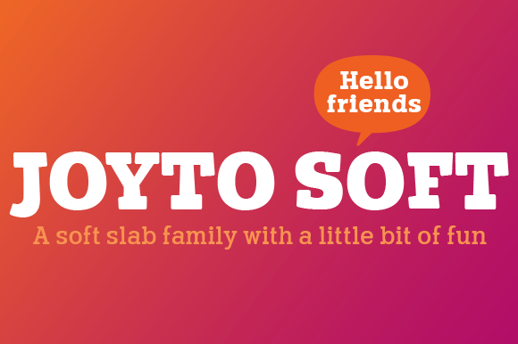 Joyto Soft: A Slab Serif Font That Balances Quirkiness With Everyday Legibility