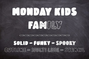 Monday Kids Family: Handwritten Fonts That Feel Like Home