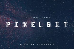 Pixel Bit Typeface: A Modern Display Font for Digital Design