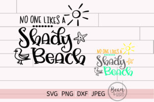 Shady Beach Summer Cut File