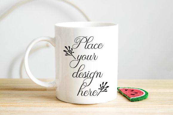 Summer Coffee Mug Mockup: Display Your Design Simply