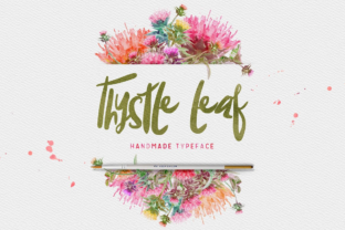 Thysle Leaf: A Hand-Drawn Display Font with Bold Personality