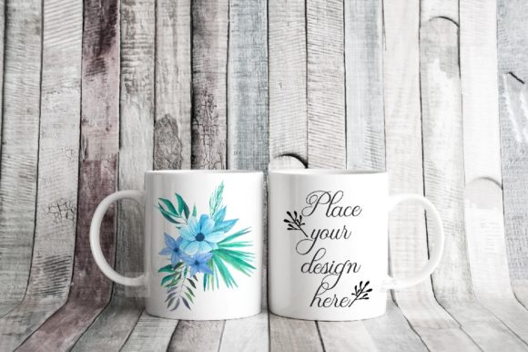 Two White Mugs 2 Coffee Mug Mockup: A Practical Tool for Modern Branding and Creative Presentation