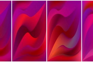 Vibrant Gradient Backgrounds for Screen Mockups